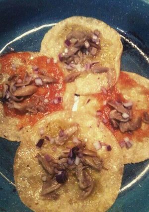 Una foto de Chalupitas vegetarianas