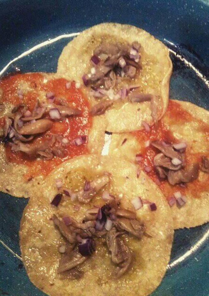 Una foto de Chalupitas vegetarianas