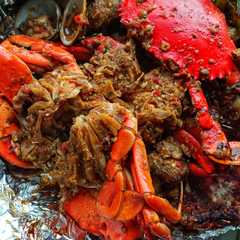 A picture of Kepiting asap.