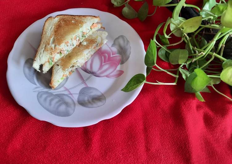 Veg mayonnaise sandwich