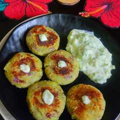 Sweet potato cutlet with cucumber raita-レシピのメイン写真