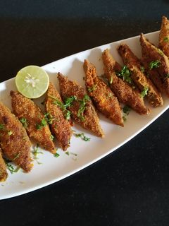 टेम्प्टिंग हलवा फिश फ्राय (tempting halwa fish fry recipe in marathi) रेसिपी चे मुख्य फोटो