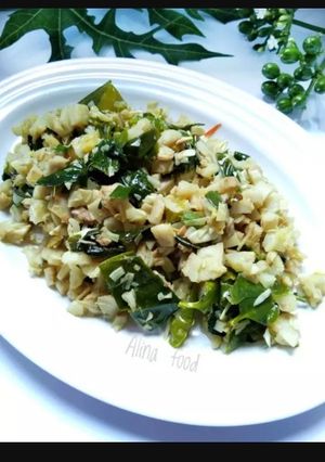Foto resep 63. Tumis nangka daun mlinjo