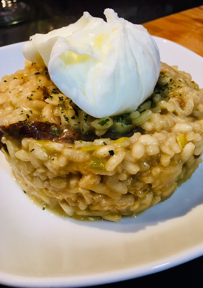 Una foto de Risotto de boletus