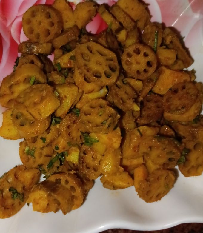 कमल ककड़ी की सब्जी रेसिपी मुख्य फोटो