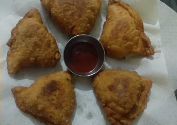 Steps to Prepare Any-night-of-the-week Samosa | Quick Recipe For Beginner