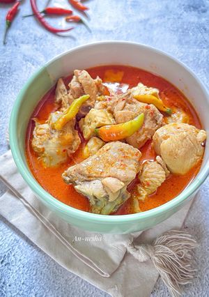 Foto resep Jangan Lombok Ayam dan Tempe