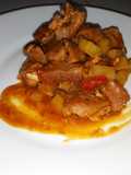 Masa de cerdo con papas al romero