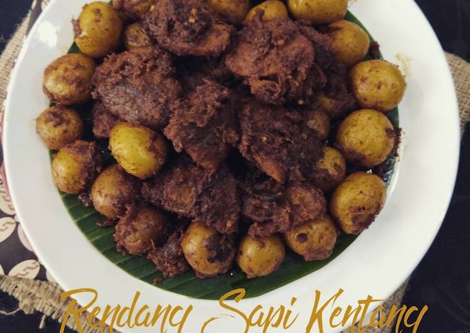 Yuk intip, Cara praktis bikin Rendang Sapi Kentang  sedap