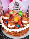 Nid de Pâques délice de choux fraises 🍓 chantilly 😋 #avril