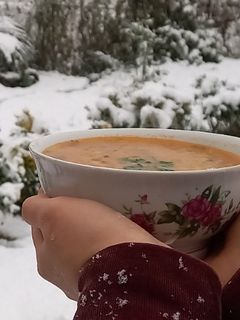 عکسی از دستور سوپ جو و شلغم
