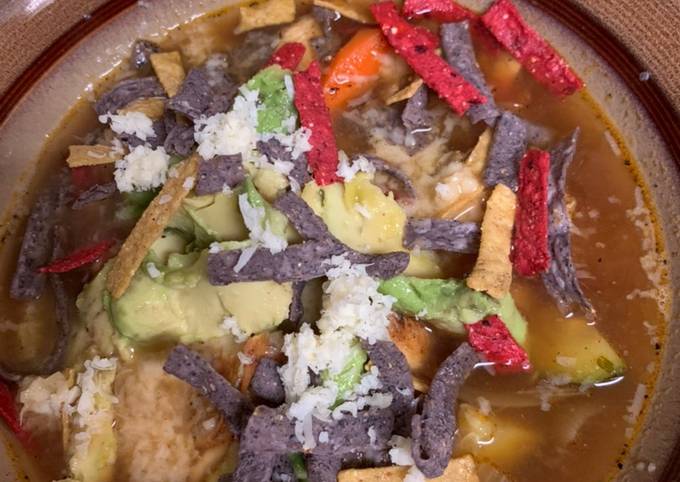 Easiest Way to Prepare Homemade Ford Fry Chicken Tortilla Soup