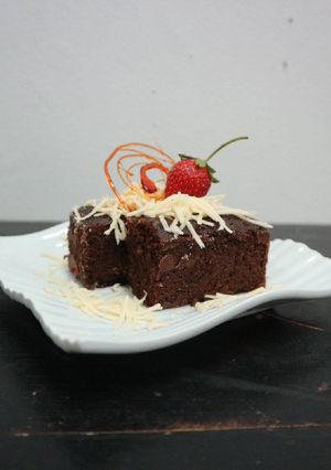 Foto resep Brownies Kukus Singkong Keju
