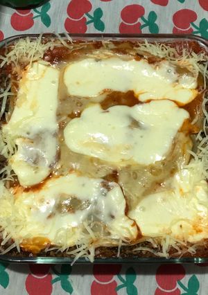 Una foto de Lasagna de carne y verdura