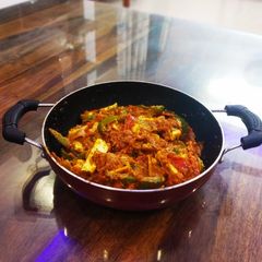 Kadai paneer A picture of Kadai paneer.