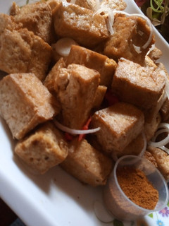 A picture of Fried tofu.