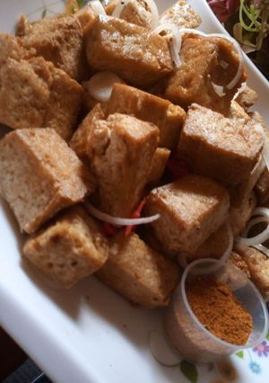 A picture of Fried tofu.