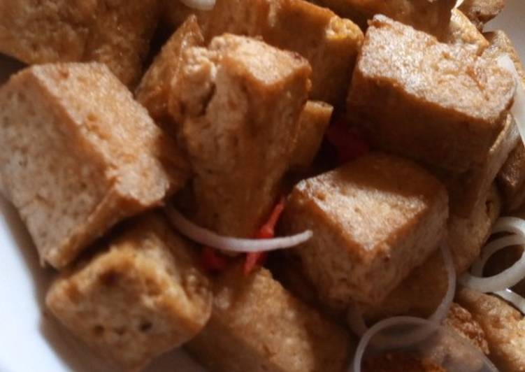 Recipe of Favorite Fried tofu