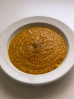 Una foto de Puré de calabaza
