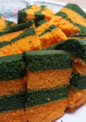 Foto resep Bolu kukus 2 warna ekonomis