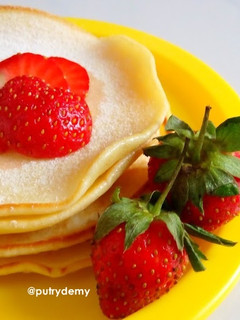Foto resep Pancake Stroberi