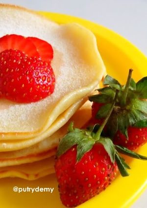 Foto resep Pancake Stroberi