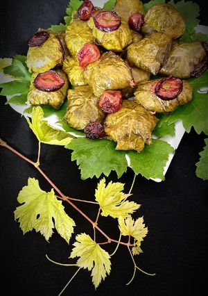 عکسی از دستور دلمه برگ مو ☘👍