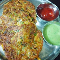 A picture of Potato pancakes.