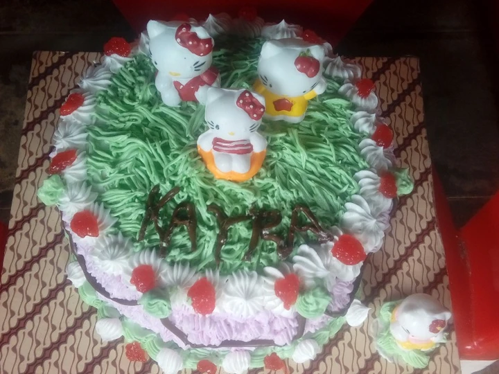 Langkah Mudah untuk Membikin Resep  Cake coklat base cake ultah lembut yang Bisa Manjain Lidah, Enak