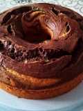 Ciambella al latte bicolor