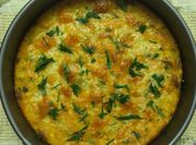 A picture of cream corn pie