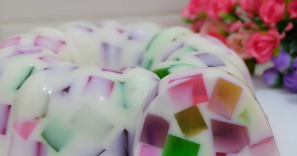 Resep Puding susu mozaik oleh vhyKitchen Cookpad Resep Puding susu mozaik oleh vhyKitchen Cookpad