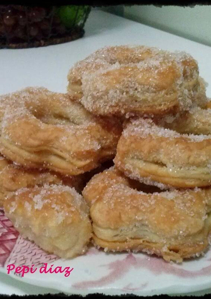 Una foto de Rosquillas de hojaldre