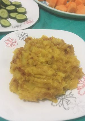 عکسی از دستور دو پیازه آلو