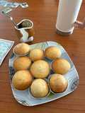 Muffins/magdalenas con relleno de dulce de leche