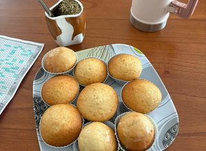 Una foto de Muffins/magdalenas con relleno de dulce de leche
