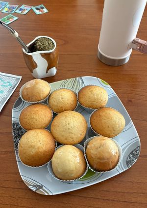 Una foto de Muffins/magdalenas con relleno de dulce de leche
