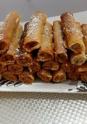 Une photo de Cigares aux amandes et flocon d'avoine