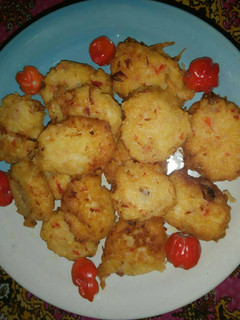 A picture of Water yam mosa.