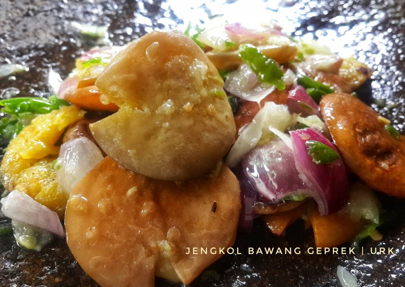 Jengkol Bawang Geprek