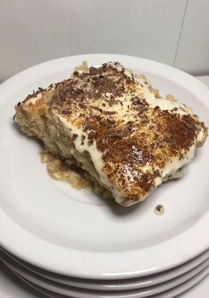 Una foto de Tiramisú simple