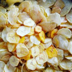 Banana and Potato Crisps A picture of Banana and Potato Crisps.