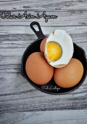 Foto resep Telur Asin Ayam