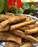 Stick di zucchine al forno, croccanti fuori e morbido dentro