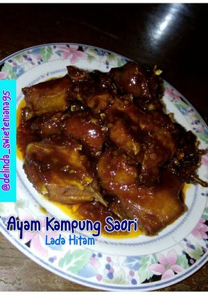 Foto resep Ayam Kampung Saori Lada Hitam