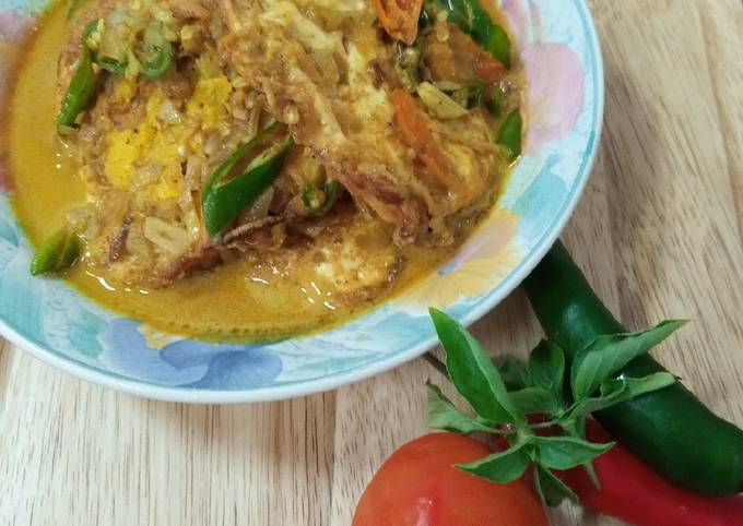 Anti Ribet, Membuat Gulai Telur Ceplok Bumbu Rajang Ala Dapur Saya😘 Anti Gagal