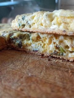 Una foto de Tarta de queso y verdeo en Flip