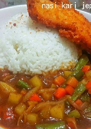 Foto resep Nasi Kari Jepang + Katsu Ayam Praktis