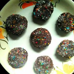 A picture of Chapati Chocolate Pedha.