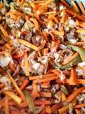 Chop suey mixto venezolano
